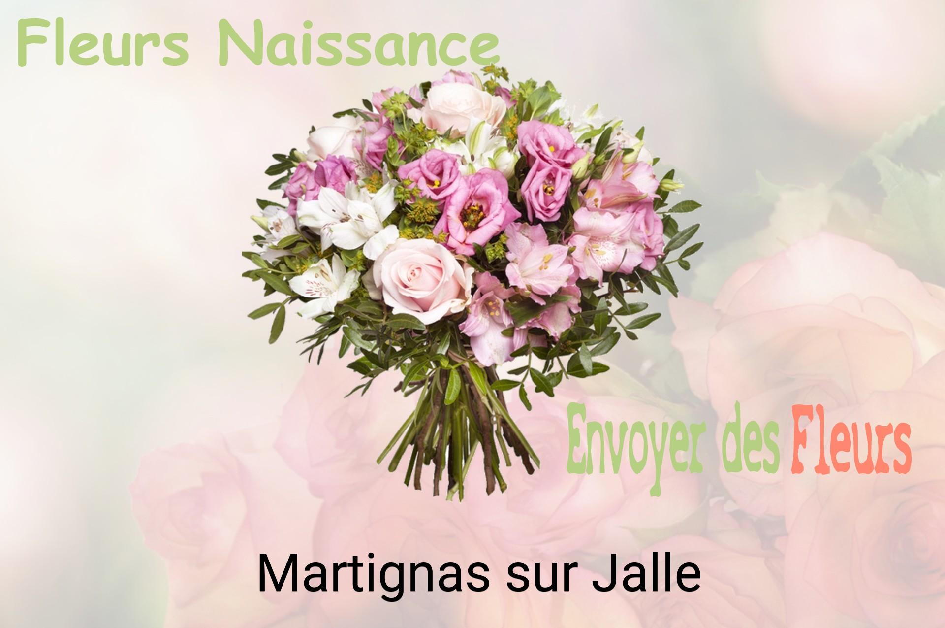 Bouquet de fleurs de naissance livré à Martignas-sur-Jalle